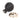 From The Anvil's Ebony Wooden Beehive Cabinet Knob; #rose_polished-nickel