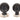 From The Anvil's Ebony Wooden Beehive Cabinet Knob; #rose_polished-nickel