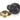 From The Anvil's Ebony Wooden Beehive Cabinet Knob; #rose_aged-brass