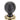 From The Anvil's Ebony Wooden Beehive Cabinet Knob; #rose_aged-brass