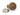 From The Anvil's Rosewood Wooden Beehive Cabinet Knob; #rose_polished-nickel