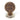 From The Anvil's Rosewood Wooden Beehive Cabinet Knob; #rose_polished-nickel