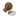 From The Anvil's Rosewood Wooden Beehive Cabinet Knob; #rose_polished-nickel