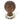 From The Anvil's Rosewood Wooden Beehive Cabinet Knob; #rose_polished-nickel