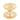 From The Anvil's Polished Brass Oval Cabinet Knob; #finish_polished-brass