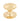 From The Anvil's Polished Brass Oval Cabinet Knob; #finish_polished-brass