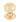 From The Anvil's Polished Brass Mushroom Cabinet Knob; #finish_polished-brass