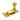 From The Anvil's Polished Brass Prestbury Sash Hook Fastener; #finish_polished-brass