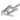 From The Anvil's Polished Chrome Prestbury Sash Hook Fastener; #finish_polished-chrome