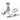 From The Anvil's Polished Chrome Prestbury Sash Hook Fastener; #finish_polished-chrome