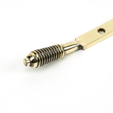 From The Anvil's Aged Brass Reeded Stay; #finish_aged-brass