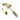 From The Anvil's Aged Brass Night-Vent Locking Reeded Fastener; #finish_aged-brass