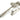 From The Anvil's Polished Nickel Night-Vent Locking Reeded Fastener; #finish_polished-nickel