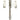 From The Anvil's Polished Nickel Night-Vent Locking Reeded Fastener; #finish_polished-nickel