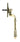From The Anvil's Aged Brass Reeded Espag; #finish_aged-brass
