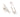 From The Anvil's Polished Nickel Locking Reeded Fastener; #finish_polished-nickel