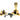 From The Anvil's Aged Brass Beehive Brighton Fastener; #finish_aged-brass