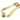 From The Anvil's Aged Brass Art Deco Door Knocker; #finish_aged-brass