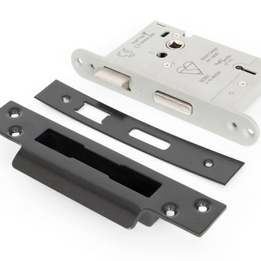 From The Anvil's Black 5 Lever Heavy Duty BS Sash Lock; #finish_black