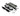 From The Anvil's Black 60mm Backset 72mm Centre Euro Sashlock; #finish_black