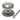 From The Anvil's Pewter Patina Art Deco Centre Door Knob; #finish_pewter-patina