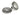 From The Anvil's Pewter Patina Art Deco Centre Door Knob; #finish_pewter-patina