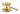 From The Anvil's Aged Brass Art Deco Centre Door Knob; #finish_aged-brass