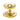 From The Anvil's Aged Brass Art Deco Centre Door Knob; #finish_aged-brass