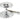 From The Anvil's Polished Chrome Art Deco Centre Door Knob; #finish_polished-chrome