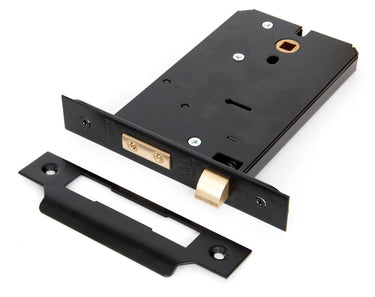 From The Anvil's Black 6" Horizontal 5 Lever Sash Lock; #finish_black
