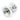 From The Anvil's Polished Chrome Brockworth Mortice Knob Set; #finish_polished-chrome