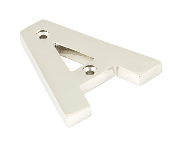 From The Anvil's Polished Nickel Polished Nickel Letter; #letter_a