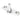 From The Anvil's Polished Chrome Offset Stay Pin; #finish_polished-chrome