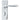 From The Anvil's Polished Chrome Avon Lever Bathroom Door Handles; #finish_polished-chrome
