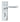 From The Anvil's Polished Chrome Avon Lever Bathroom Door Handles; #finish_polished-chrome
