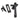 From The Anvil's Black Locking Avon Fastener; #finish_black