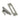 From The Anvil's Pewter Patina Locking Avon Fastener; #finish_pewter-patina
