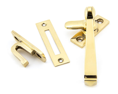 From The Anvil's Aged Brass Locking Avon Fastener; #finish_aged-brass