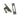 From The Anvil's Aged Bronze Locking Avon Fastener; #finish_aged-bronze