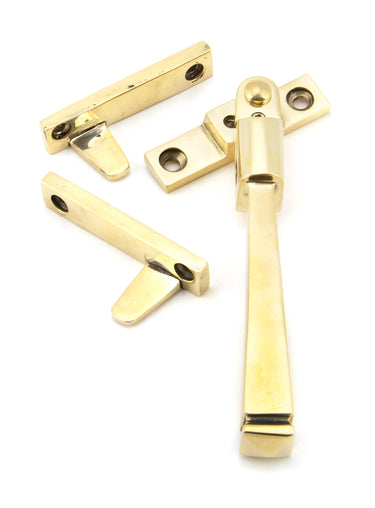 From The Anvil's Aged Brass Night-Vent Locking Avon Fastener; #finish_aged-brass