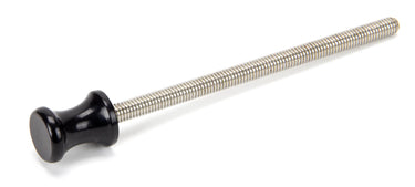 From The Anvil's Black SS 110mm Threaded Bar; #finish_black