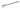 From The Anvil's Polished Chrome SS 110mm Threaded Bar; #finish_polished-chrome