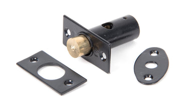 From The Anvil's Black Security Window Bolt; #finish_black