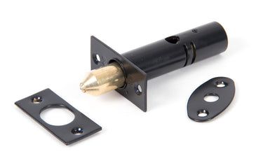 From The Anvil's Black Security Door Bolt; #finish_black