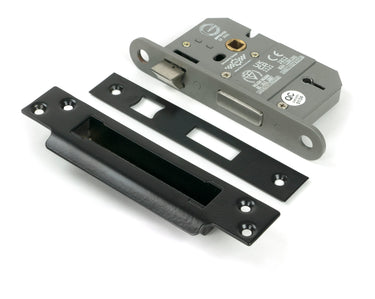 From The Anvil's Black 5 Lever BS Sash Lock; #finish_black