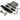From The Anvil's Black BS 5 Lever Deadlock KA; #finish_black