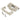 From The Anvil's Nickel  ½" Rebate Kit for Tubular Mortice Latch; #finish_nickel