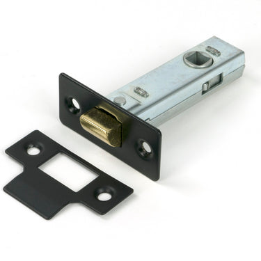 From The Anvil's Black Tubular Mortice Latch; #finish_black