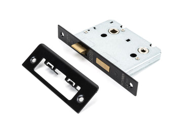 From The Anvil's Black Bathroom Mortice Lock; #finish_black