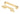From The Anvil's Electro Brass ½ Rebate Kit for Latch and Deadbolt; #finish_electro-brass